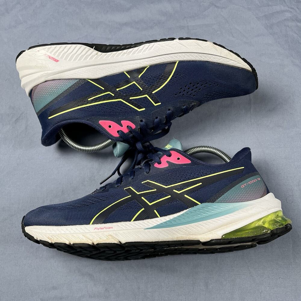 Asics GT-1000 12 Women's Size 10 Blue Running Fitness Gym Sneakers 1012B450